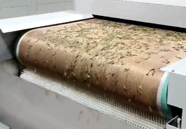 Tea drying conveyor belt
