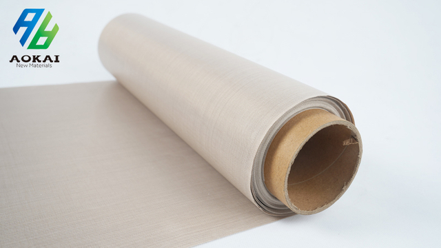 Beige ptfe fabric