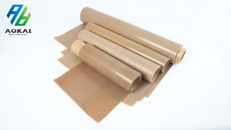 Ptfe fabric for heat sealing machine