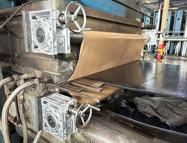 Rubber casting curing