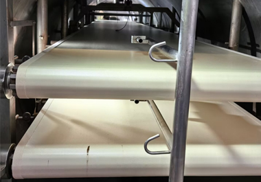 Grain drying conveyor belt