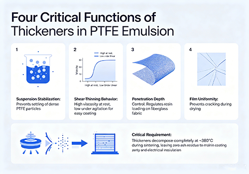 Functions of Thickeners in PTFE Emulsion – 4 Key Roles